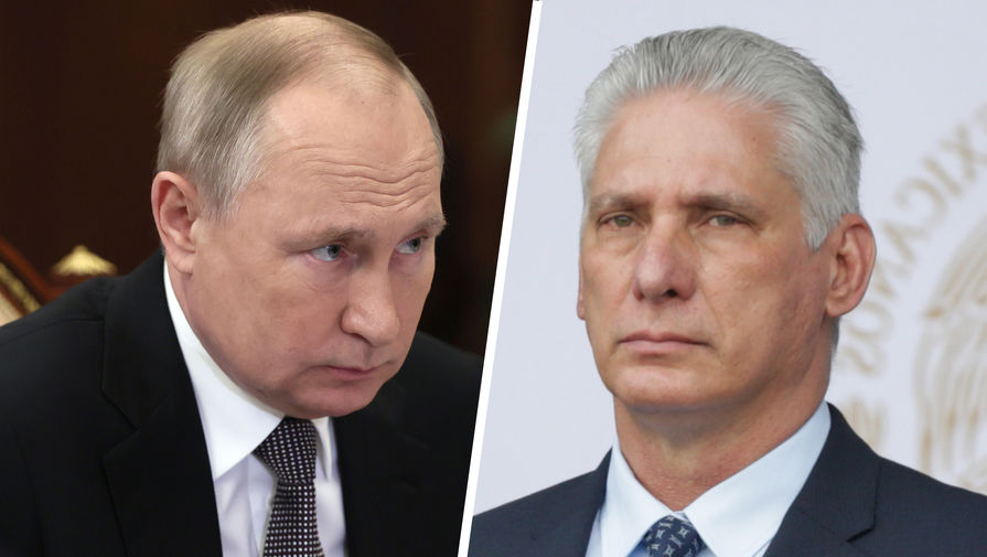 Путин созвонился с президентом Кубы Диас-Канелем