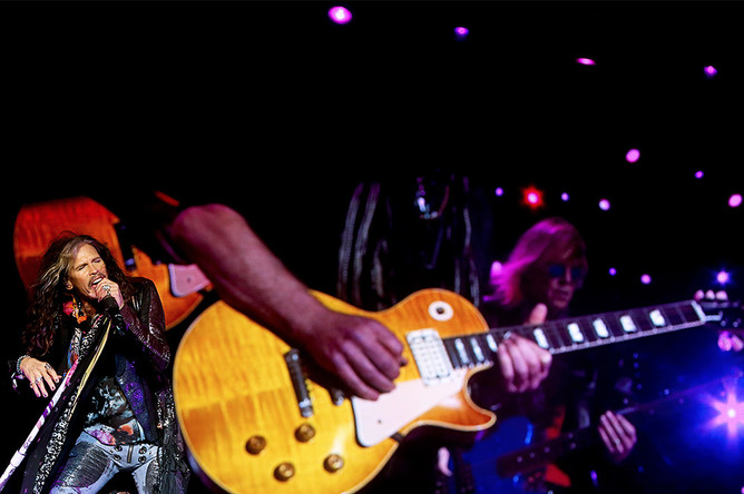 Концерт группы Aerosmith в Москве