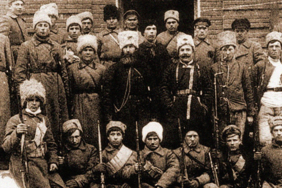 Бойцы одного из полков Объединенной партизанской армии Тамбовской губернии