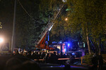 На месте взрыва в многоэтажном доме на улице Генерала Тюленева в Москве, 4 мая 2025 года
