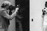 1977 год. Энди Уорхол фотографирует легендарного футболиста Пеле