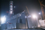 Киевская область. Чернобыль. Саркофаг над четвертым энергоблоком