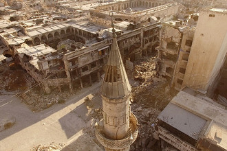 Восточные кварталы Алеппо, захваченные боевиками