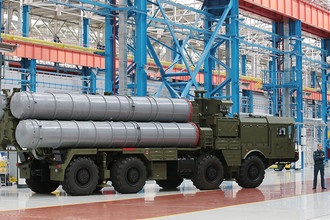 Пусковая установка зенитных ракет комплекса С-400