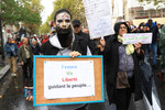 Акция протеста в Париже, Франция, 2 октября 2022 года