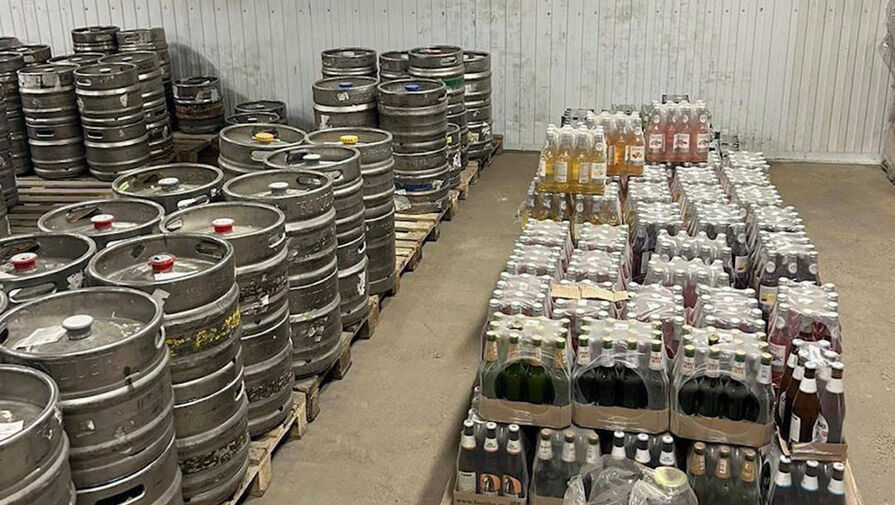В Нижнем Новгороде полиция изъяла 25 тысяч литров контрафактного пива