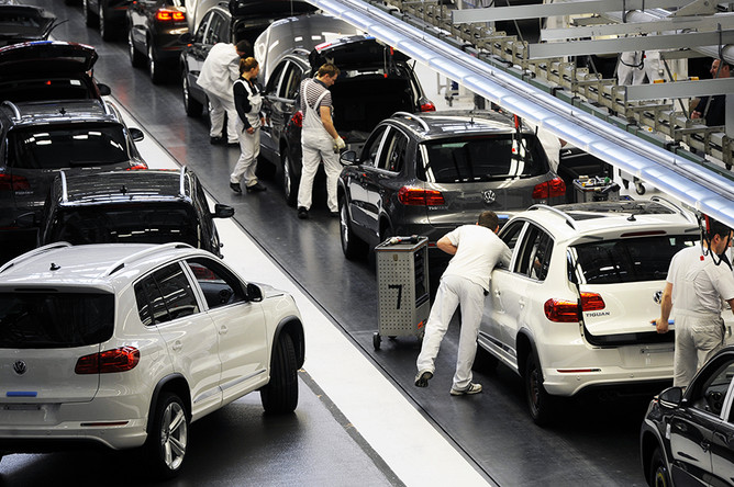 Производство Volkswagen Tiguan