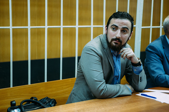 Дмитрий Цорионов (Энтео) в зале суда