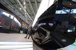 Трамвай R1 производства завода «Уралтрансмаш» на V Международной промышленной выставке «Иннопром» в Екатеринбурге, 2014 год