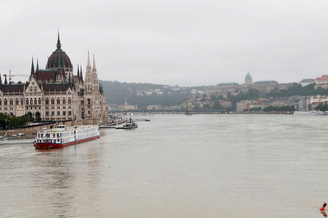 Во время спасательной операции в Будапеште, 30 мая 2019 года