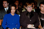 Лиза Мари Пресли и Элтон Джон в Париже, 1996 год