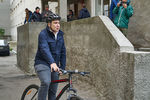 Губернатор Одесской области Михаил Саакашвили во время голосования на выборах в органы местного самоуправления на одном из избирательных участков Одессы