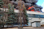 Пожар на складе завода алюминиевой и комбинированной ленты в поселке Каналстрой в Дмитровском районе, 21 марта 2020 года