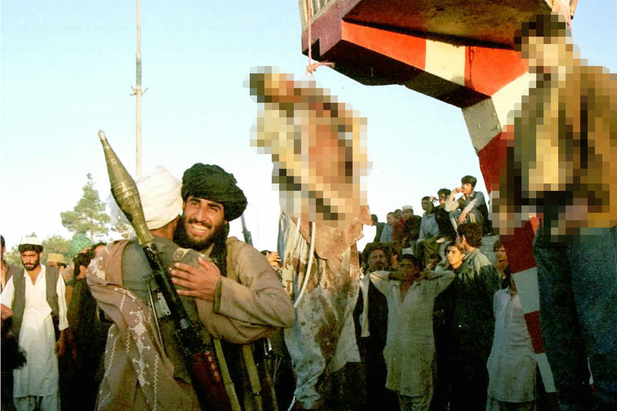 Казнь Мохаммада Наджибуллы и его брата в Кабуле, 27 сентября 1996 года