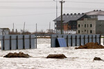 Подтопления на территории села Прибрежного в Крыму после дождей, 27 ноября 2023 года