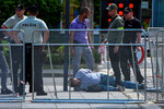 Задержание мужчины, который стрелял в премьер-министра Словакии Роберта Фицо, 15 мая 2024 года