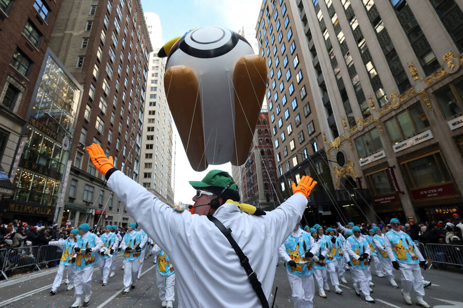 На&nbsp;параде в&nbsp;честь Дня благодарения в&nbsp;Нью-Йорке, 27&nbsp;ноября 2025&nbsp;года
