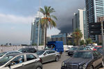 Пожар на складе шин в порту Бейрута, 10 сентября 2020 года