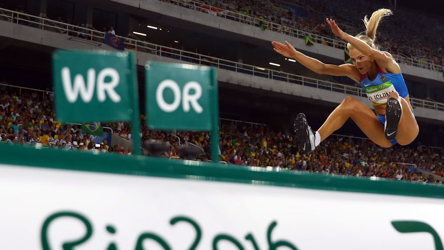 Российская легкоатлетка Дарья Клишина, выступившая на Играх в Рио под нейтральным флагом