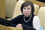 Зампред комитета Госдумы по международным делам Ирина Роднина во время заседания, 2018 год