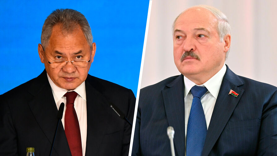 СМИ: глава МО РФ Шойгу встретится с президентом Белоруссии Лукашенко