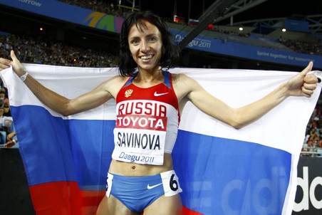 На чемпионате мира по легкой атлетике сборная России завоевала 9 золотых, 4 серебряных и 6 бронзовых медалей