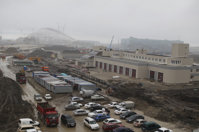 Строительство трассы «Формулы-1» в Сочи