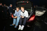 Режиссер Павел Худяков и футболист Александр Кокорин во время презентации седана Mercedes-Benz S-класса в Гостином Дворе, 2013 год