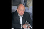 Директор компании «Конкорд Кейтеринг», петербургский ресторатор Евгений Пригожин на приеме в честь основателей лучших российских брендов в Москве, 9 июля 2007 года