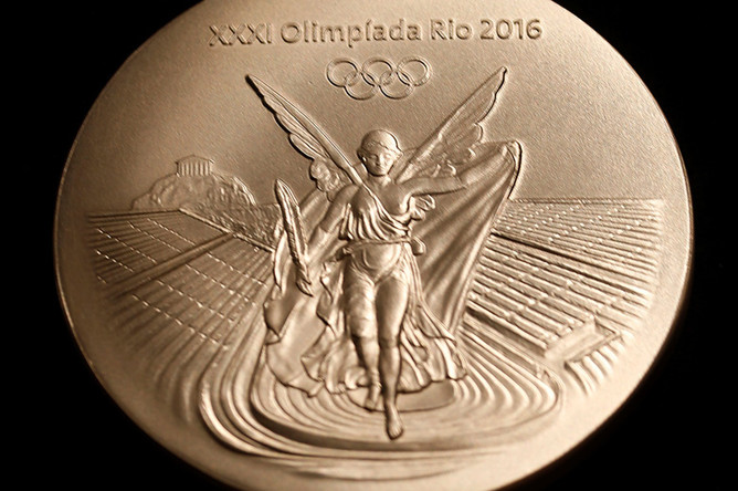 Серебряная медаль Олимпийских игр 2016 года в Рио-де-Жанейро