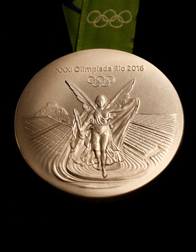 Серебряная медаль Олимпийских игр 2016&nbsp;года в&nbsp;Рио-де-Жанейро