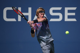 Российский теннисист Андрей Рублев дошел до 1/4 финала US Open