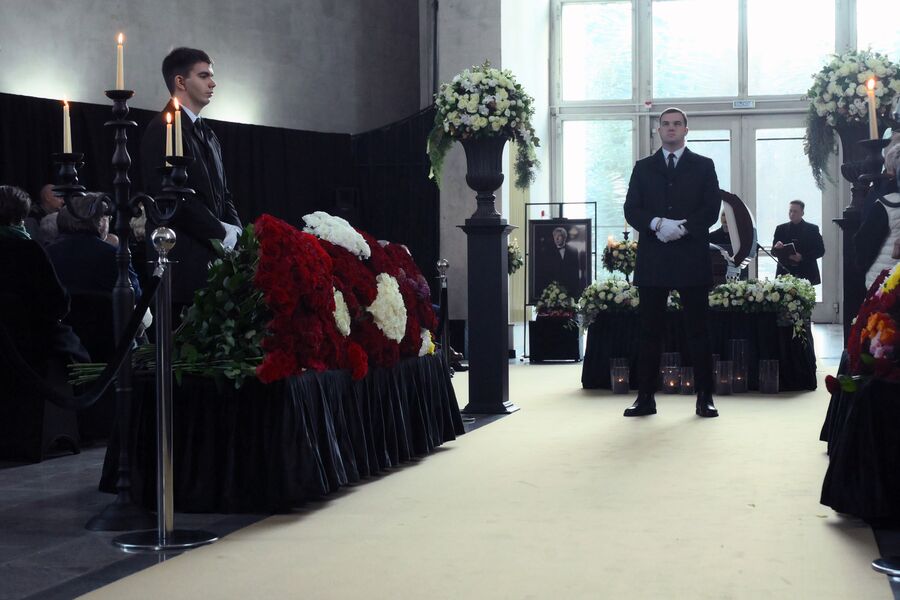 Церемония прощания с&nbsp;телеведущим Юрием Николаевым в&nbsp;Москве, 8&nbsp;ноября 2025&nbsp;года