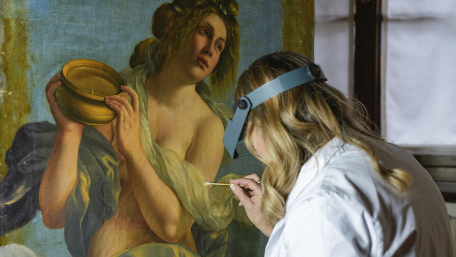 В Италии начали восстановление подвергшейся цензуре картины "Аллегория склонения" Джентилески