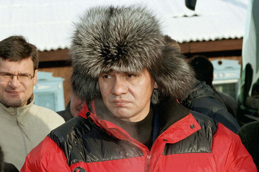 Сергей Шойгу в Красноярске, 2003 год