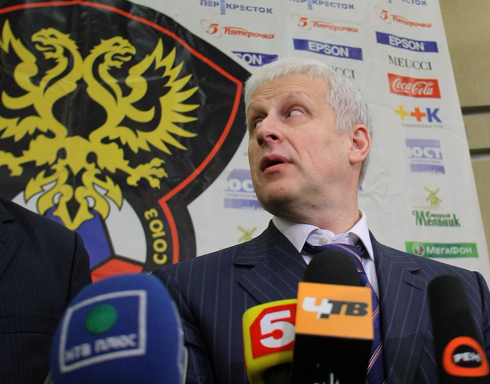 Фурсенко на внеочередной конференции РФС 3 февраля 2010 года после избрания президентом РФС