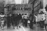 Демонстрация за освобождение Анджелы Дэвис в Нью-Йорке, 1972 год