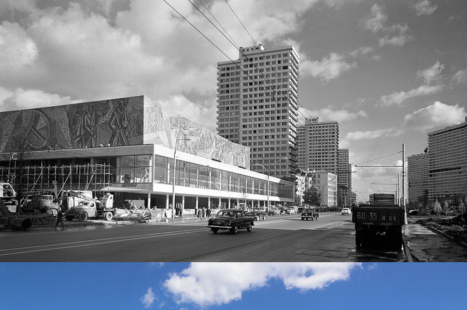 Кинотеатр «Октябрь», 1967 год и 2017 год