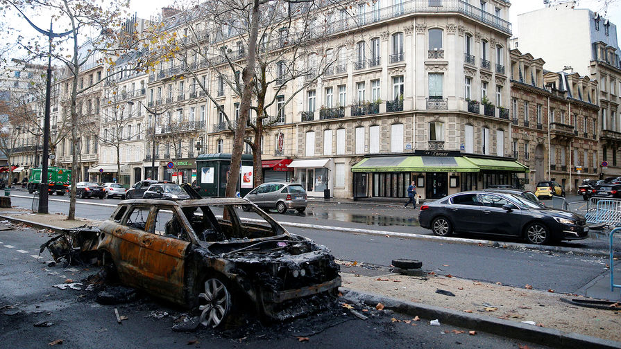 Последствия протестов в&nbsp;Париже, 3 декабря 2018 года