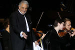 Пласидо Доминго во время выступления в концертном зале «Крокус Сити Холл»
