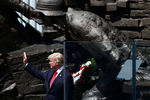 Президент США Дональд Трамп перед выступлением в Варшаве, 6 июля 2017 года