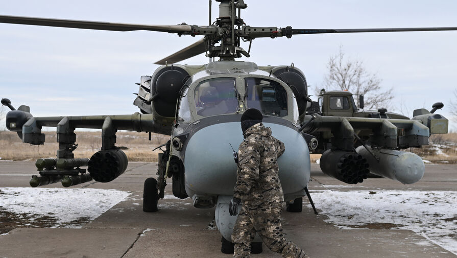 Российские вертолеты поразили опорный пункт ВСУ под Купянском