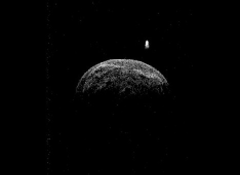 Получено радиоизображение астероида, пролетевшего мимо Земли