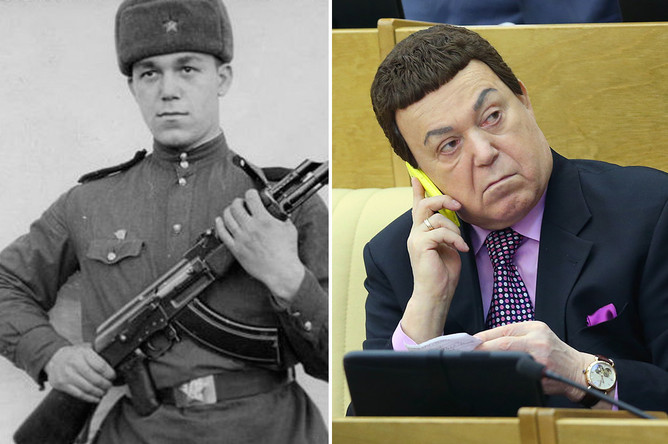 Иосиф Кобзон в 1956–1959 годах проходил срочную службу в армии.
«Меня на пять суток посадили на гауптвахту. Когда я подметал караульное помещение, мимо забора проходил мой сержант и говорит: «Так тебе и надо». А я вел самодеятельность, пел солистом. И пел такую песню «Мама, что на свете тебя милее». И всех разжалобил и даже получил 10-дневный отпуск. А зло берет. И этот маленький сержантик говорит: «Это тебе не «Маму» петь». Я психанул и врезал ему. Мне к пяти суткам добавили еще — сразу 10 суток. А Петр Мордасов, художественный руководитель ансамбля песни и пляски Закавказского военного округа, требовал, чтобы меня немедленно отправили в распоряжение ансамбля. И тогда в части сказали: «Ах так? Разжалуйте Кобзона до рядового и пускай катится к черту». И меня разжаловали» (из интервью газете «Комсомольская правда»)