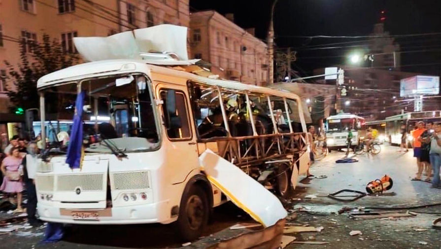 Названы виновные во взрыве автобуса в Воронеже