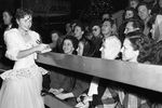 Дебби Рейнольдс на премьере фильма «Горячее сердце» в Лос-Анджелесе, 1949 год
