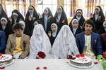 Массовая свадебная церемония в Международный женский день в Кабуле, Афганистан, 8 марта 2023 года