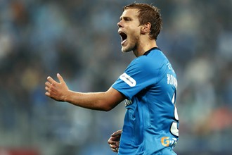 Форвард «Зенита» Александр Кокорин