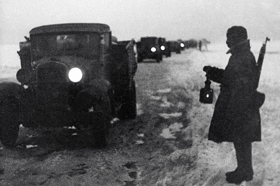 «Дорога жизни» в блокадный Ленинград, 1943 год