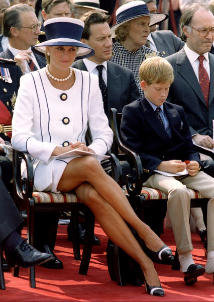 Принцесса Уэльская Диана и принц Гарри в Лондоне, 1995 год